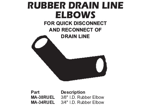 drain line elbows