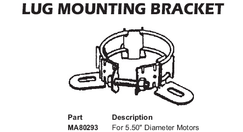 lug mounting bracket