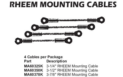mounting cables