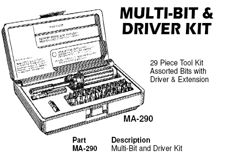 multi bit driver kit