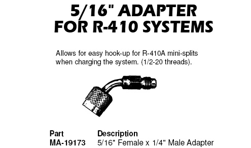 r-410A adaptor