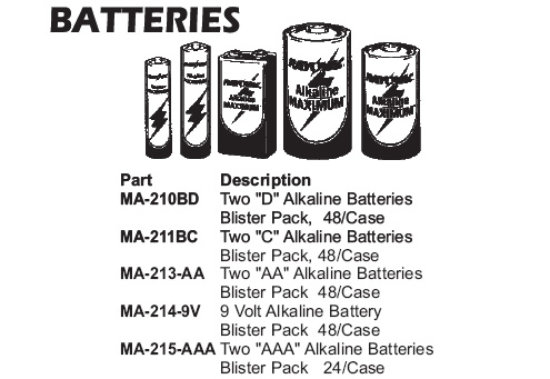 batteries