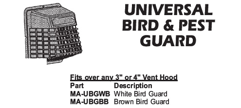 bird and pest guard