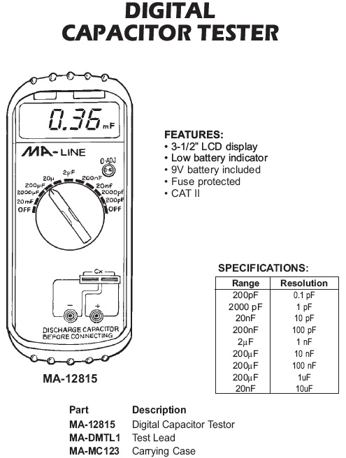 capacitor tester