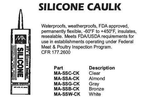 silicone caulk