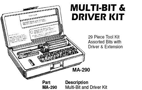 multi bit driver kit