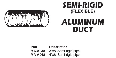 aluminum duct