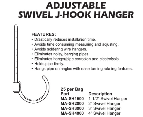 j hook hangers