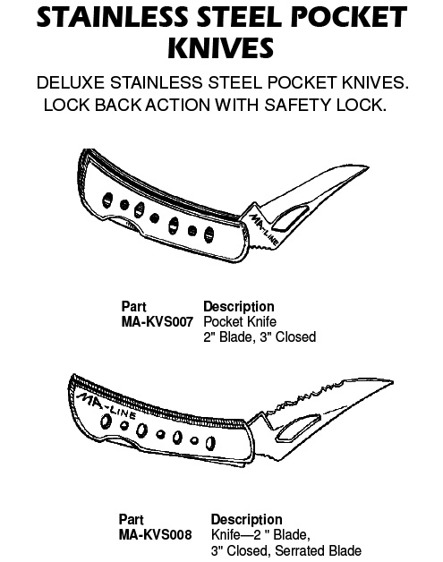 pocket knives