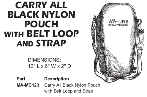 nylon carry all pouch