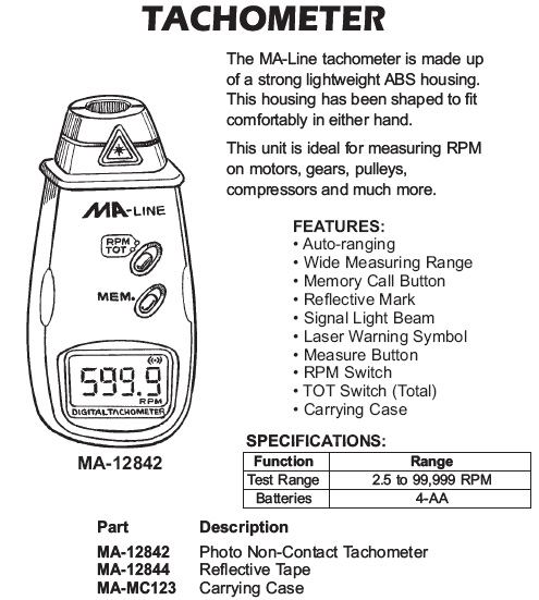 tachometer