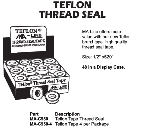 teflon thread seal tape