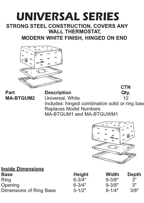 thermostat covers